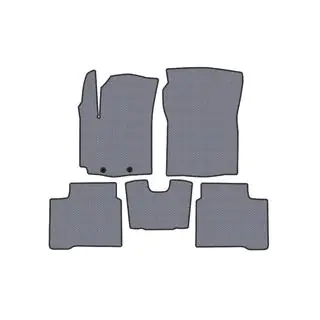 Rubber Floor Mats Carsuit (Gray)