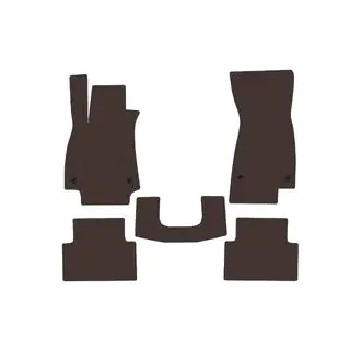 Rubber floor mats Carsuit V2 (Sedan, brown) photo 1