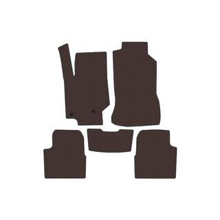 Rubber Floor Mats Carsuit (Petrol, Brown) Citroen C4 X/e-C4 X 2022– photo 1