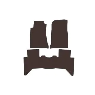 Rubber Floor Mats Carsuit (Brown) photo 1