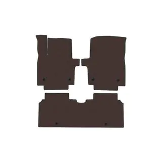 Rubber Floor Mats Carsuit (Brown) photo 1