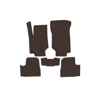 Rubber Floor Mats Carsuit (Petrol, Brown) Peugeot 208 2019- photo 1