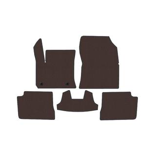 Rubber Floor Mats Carsuit (Electric, Brown) Peugeot 208 2019- photo 1