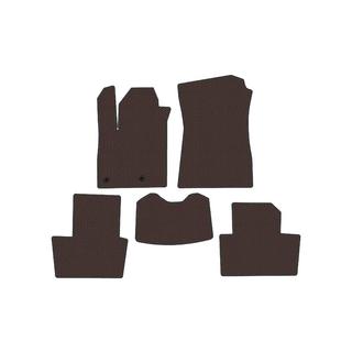Rubber Floor Mats Carsuit (Petrol, Brown) photo 1