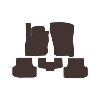 Rubber floor mats Carsuit (HB, Brown) photo 1