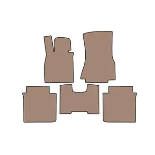Carsuit rubber floor mats (for G70E, beige) photo 1