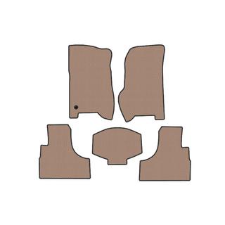 Rubber Floor Mats Carsuit (Beige) Jeep Cherokee/Liberty 2002-2007 photo 1