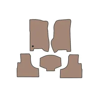 Rubber Floor Mats Carsuit (Beige) photo 1
