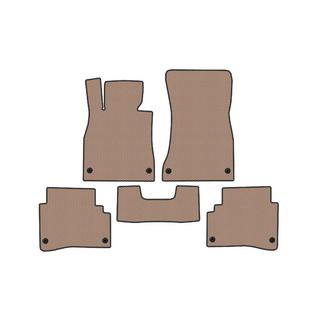 Rubber floor mats Carsuit (Short, Beige) Mercedes S-сlass W222 2013-2022 photo 1