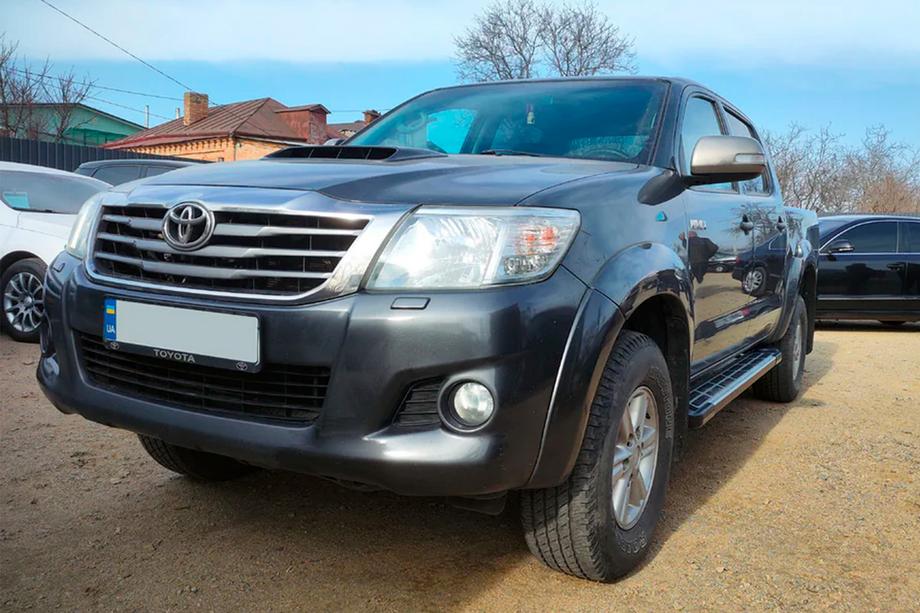 Toyota Hilux 2006-2015 Side Steps Sunrise (2 pcs, Aluminum) Photo 1