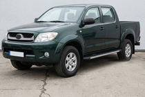 Toyota Hilux 2006-2015 Side Steps Duru (2 pcs, Aluminum) photo 1