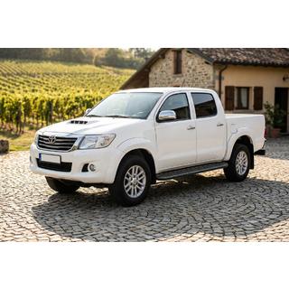 Side Steps Bosphorus Black (2 pcs, Aluminum) Toyota Hilux 2006-2015 photo 1