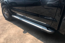 Toyota Hilux 2006-2015 Side Steps Allmond Grey (2 pcs, Aluminum) photo 5