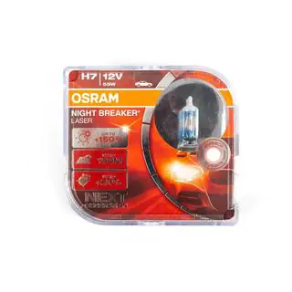Osram H7 55W Night Breaker Laser 150% 64210NL Headlight Bulb photo 2