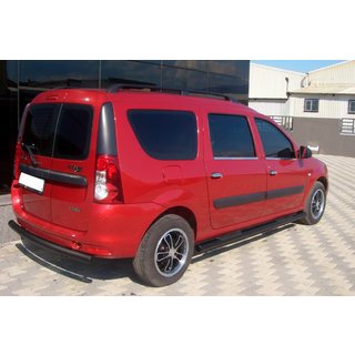 Side Bars Black (2 pcs, Stainless Steel) Dacia Logan MCV 2004-2014 photo 4