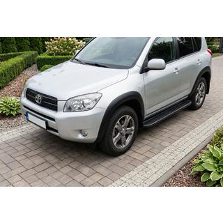 Side Steps Bosphorus Black (2 pcs, Aluminum) Toyota Rav 4 2006-2013 photo 1