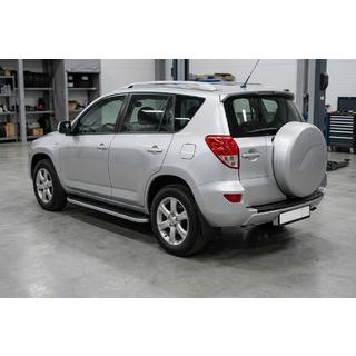 Side Steps Tayga Grey (2 pcs, Aluminum) Toyota Rav 4 2006-2013 photo 1