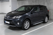 Toyota Rav 4 2013-2018 Side Steps Line (2 pcs, Aluminum) photo 1