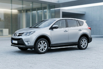 Toyota Rav 4 2013-2018 Side Steps Maydos V1 (2 pcs, Aluminum & Stainless Steel) photo 1