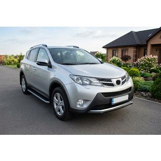 Side Steps Tayga Grey (2 pcs, Aluminum) Toyota Rav 4 2013-2018 photo 1