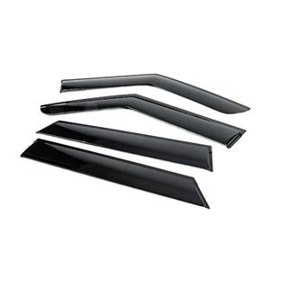 Window Deflectors with Chrome Trim Niken Luxury (4 pcs) photo 2