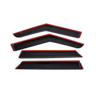 Window Deflectors with Chrome Trim Niken Luxury (4 pcs) photo 4