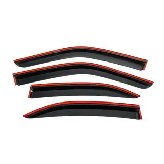 Window Deflectors with Chrome Trim Niken Luxury (4 pcs) photo 4