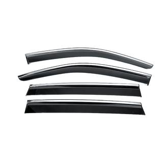 Window Deflectors with Chrome Trim Niken Luxury (4 pcs) photo 1