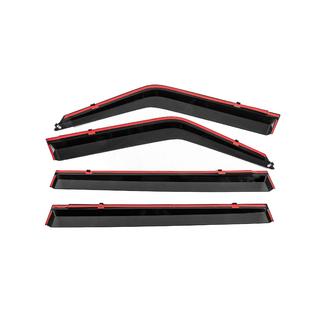 Window Deflectors with Chrome Trim Niken Luxury (4 pcs) photo 4