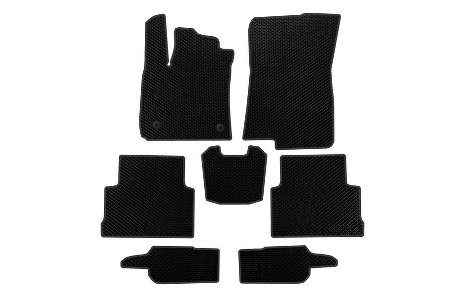 Dacia Jogger 2022- EVA Floor Mats (3 Rows, Black) Photo 1