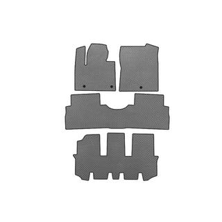 EVA Floor Mats (3 Rows, Gray) Hyundai Santa Fe 4 2018-2023