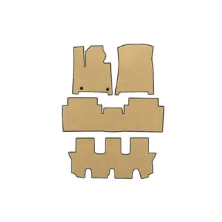 EVA Floor Mats (3 Rows, Beige)