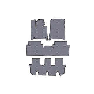 Rubber Floor Mats Carsuit (3 Rows, Gray) Hyundai Santa Fe 5 2023- photo 1