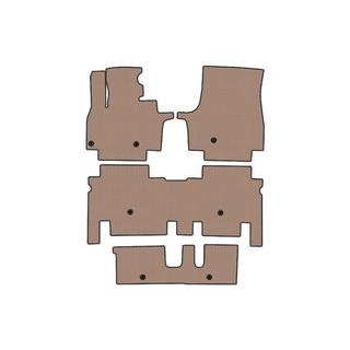 Rubber Floor Mats Carsuit (3 Rows, Beige) photo 1