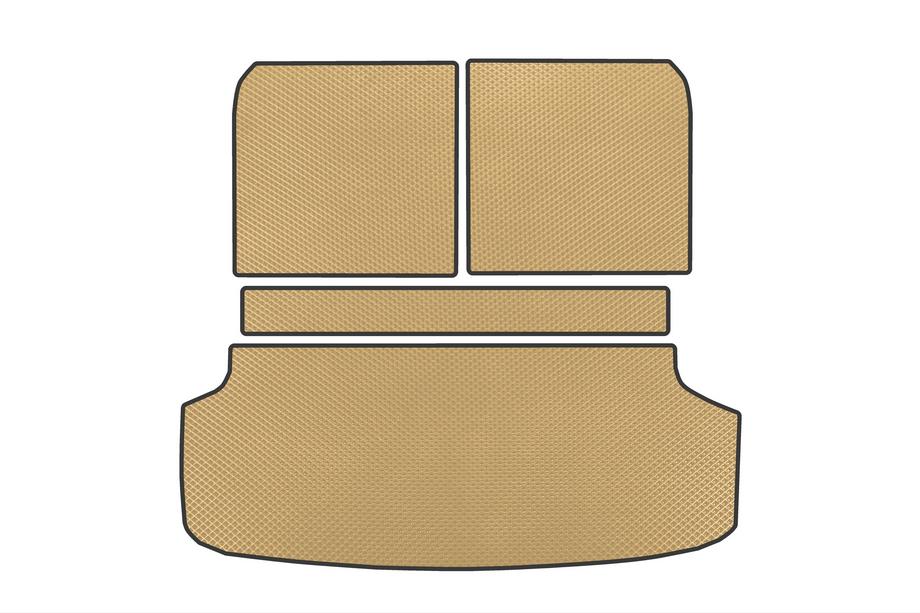 KIA EV9 EVA Trunk Mat V2 (Beige) Photo 1