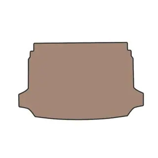 Rubber trunk mat (Electric, beige) photo 1