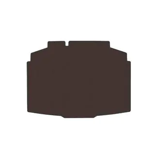 Rubber trunk mat (hatchback, brown) photo 1