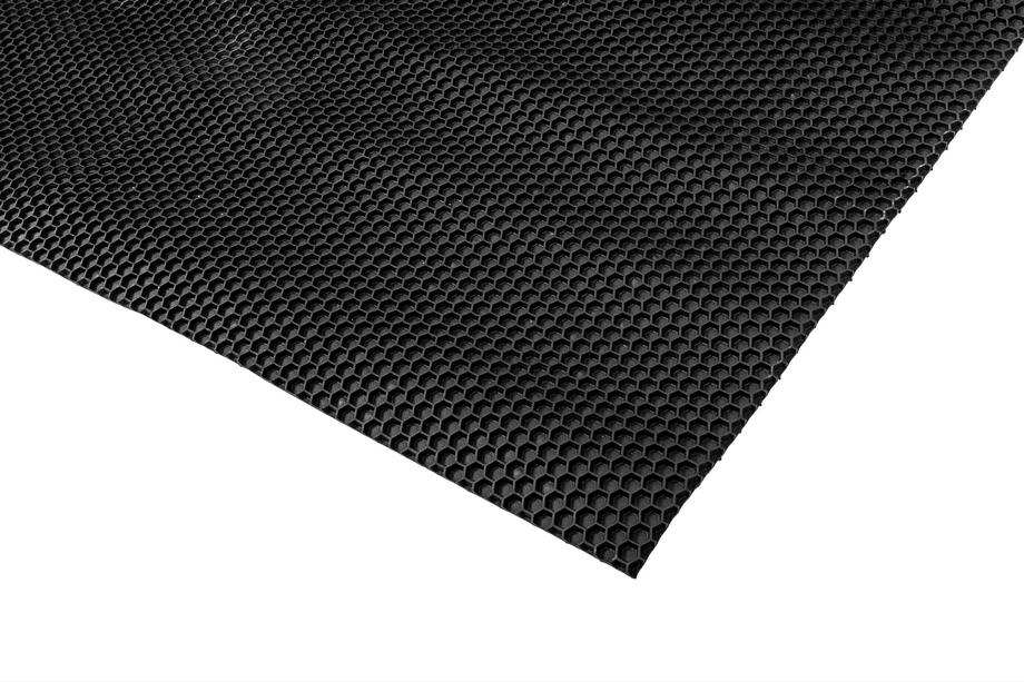 Rubber sheet for car mats 120x100 (Honeycomb, black) Photo 11