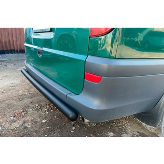Rear Bar AK002 Black (Stainless Steel) Mercedes Vito W639 2004-2014 photo 2