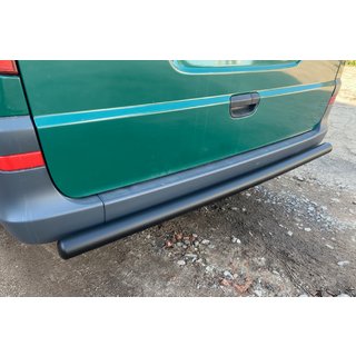 Rear Bar AK002 Black (Stainless Steel) Mercedes Viano 2004-2014 photo 3