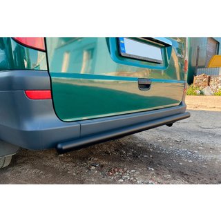Rear Bar AK002 Black (Stainless Steel) Mercedes Viano 2004-2014 photo 4