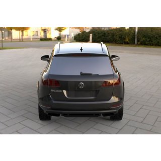 Rear Roll Bar Black (Stainless Steel) Volkswagen Touareg 2010-2018 photo 1