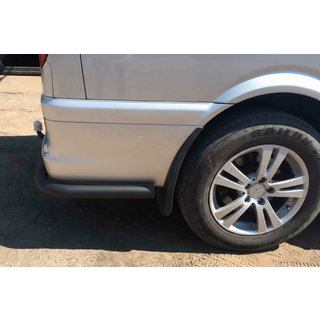 Rear Corner Bars AK003 Black (2 pcs, Stainless Steel) Mercedes Viano 2004-2014 photo 1