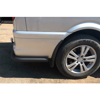 Rear Corner Bars AK003 Black (2 pcs, Stainless Steel) Mercedes Viano 2004-2014 photo 1