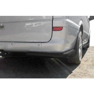 Rear Corner Bars AK003 Black (2 pcs, Stainless Steel) Mercedes Viano 2004-2014 photo 2