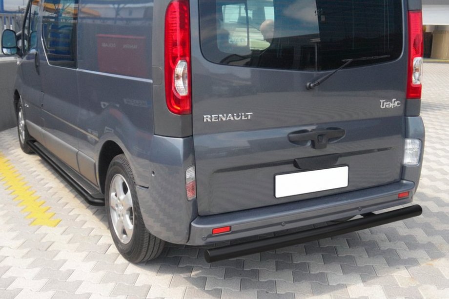 Renault Trafic 2001–2015 Rear Guard AK002 Black (Stainless Steel) Photo 2
