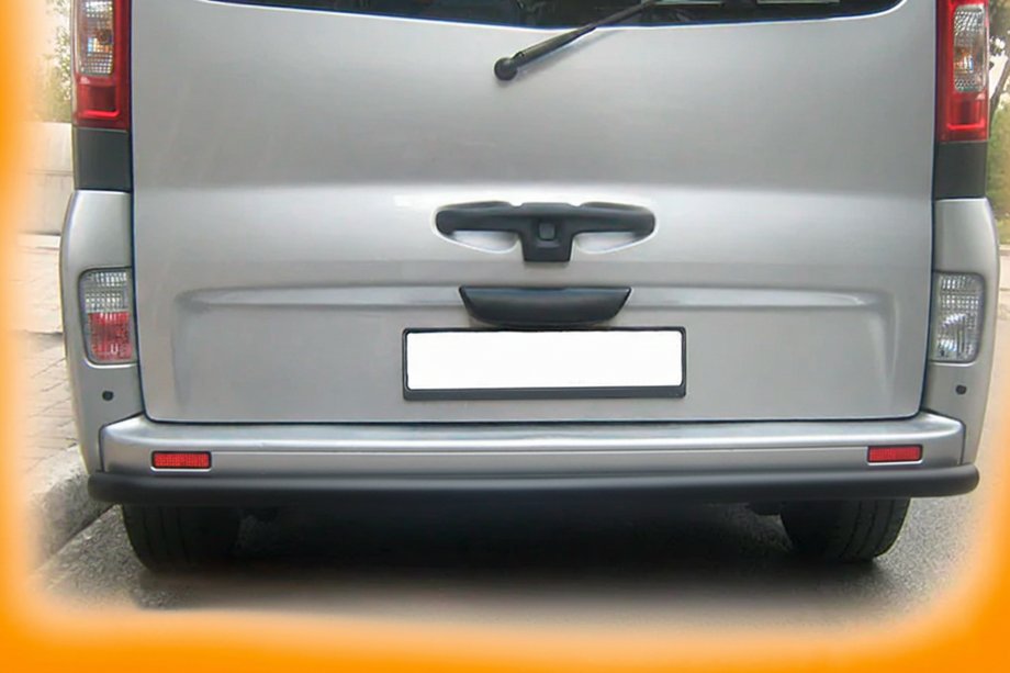Renault Trafic 2001–2015 Rear Guard AK002 Black (Stainless Steel) Photo 4