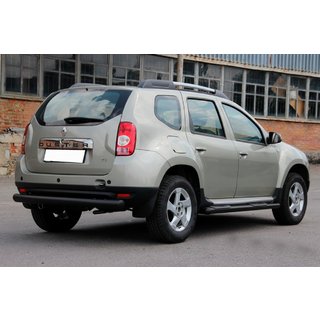 Rear Straight Roll Bar Black (Stainless Steel) Dacia Duster 2008-2018 photo 3