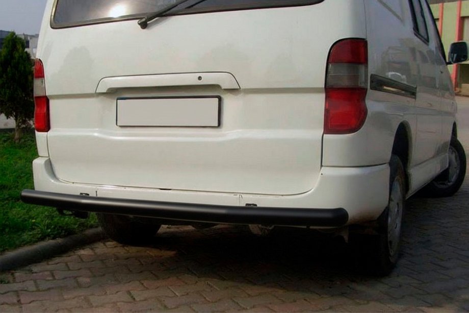 Toyota HiAce Rear Roll Bar Black (Stainless Steel) Image