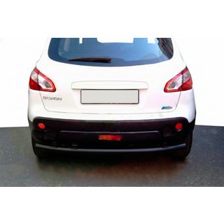 Rear Straight Roll Bar Black (Stainless Steel) Nissan Qashqai 2007-2010 photo 1